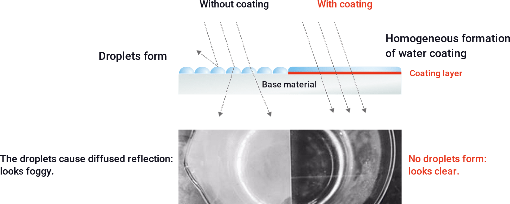 Hydrophilic coating